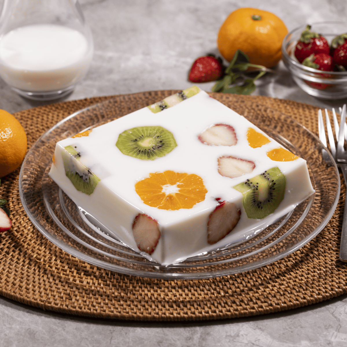 フルーツ牛乳かん